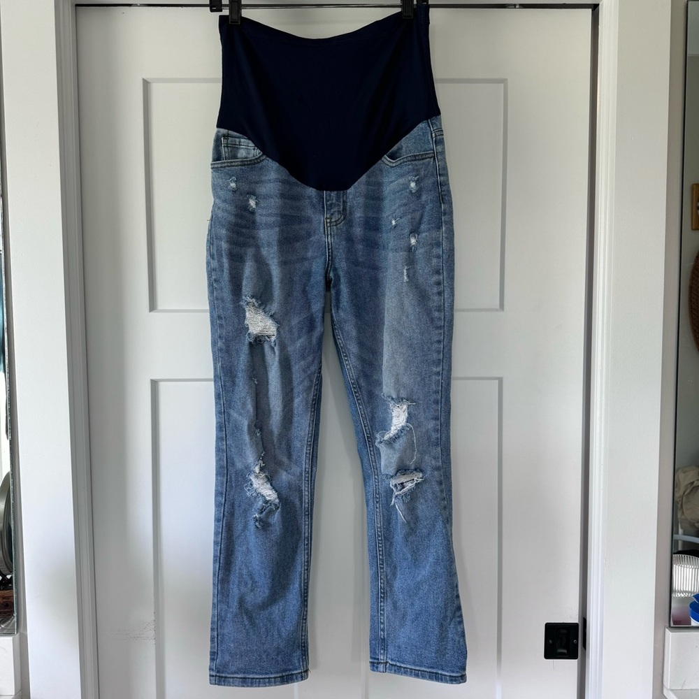 Pink Blush Maternity Jeans
